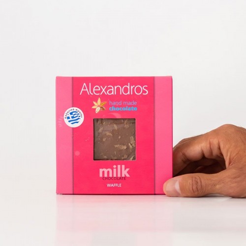 Alexandros-Σοκολάτα Γάλακτος Waffle 90gr