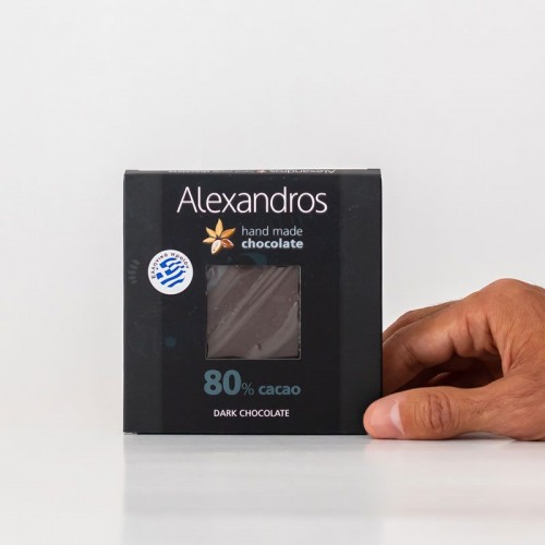 Alexandros 80% Dark Chocolate 90gr