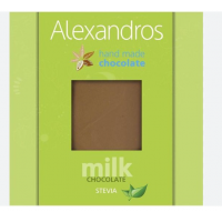 Alexandros Σοκολάτα Γάλακτος με Στέβια 90gr