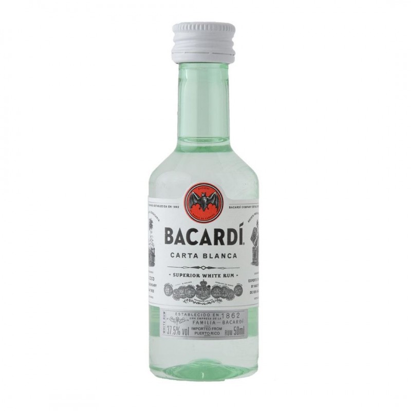 Bacardi Carta Blanca 50 ml