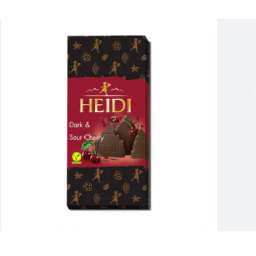 Heidi Dark Chocolate Sour Cherry 80gr