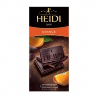 Heidi Dark Chocolate With Orange 80gr