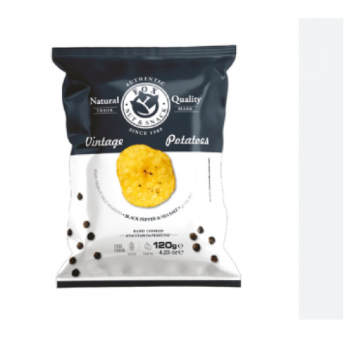 Fox Vintage Potatoes Black Pepper And Sea Salt 120gr