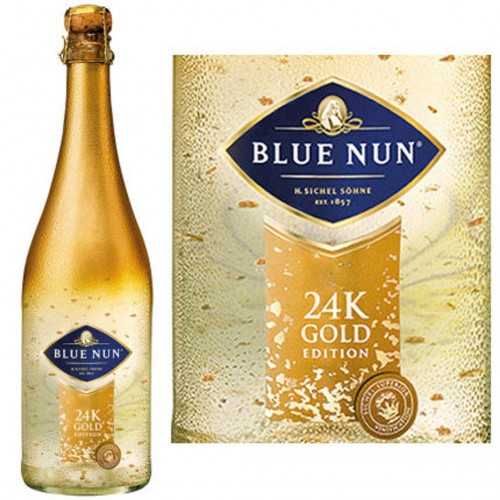 Blue Nun Sparkling Wine 24k Gold Edition