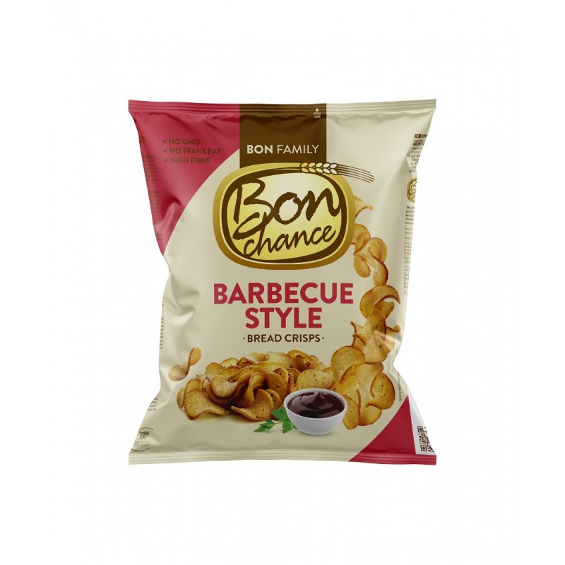 Bon Chance Barbecue Style Bread Crisps 120gr