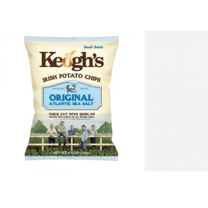 Keoghs Irish Potato Chips Atlantic Sea Salt 125gr