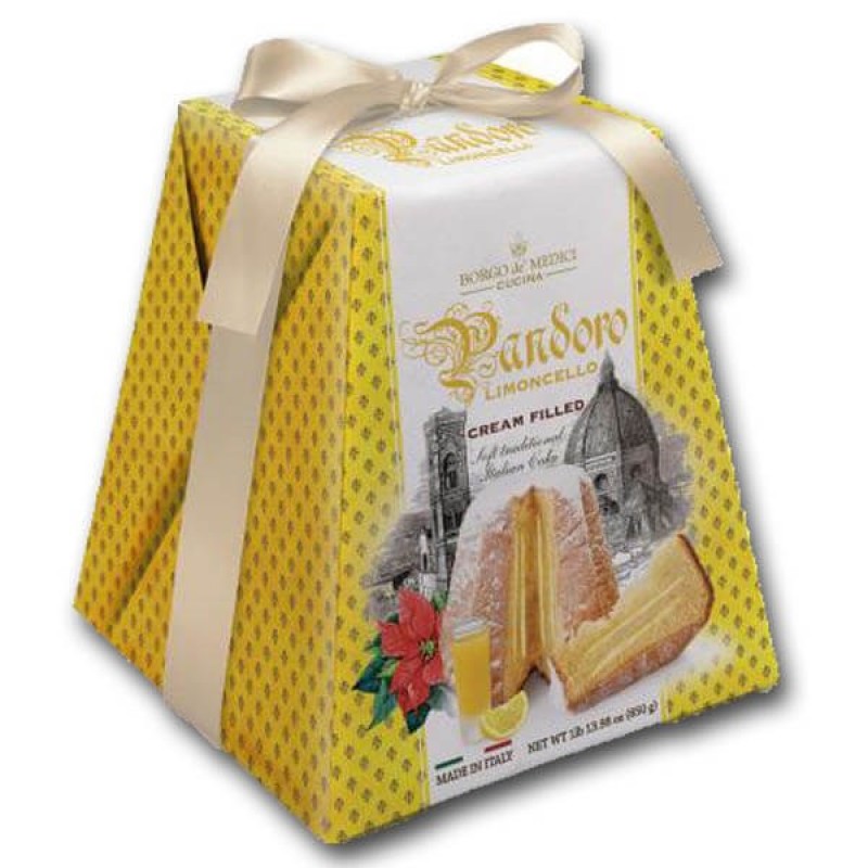 Pandoro Limoncello Cream Filled Borgo De Medici 750gr