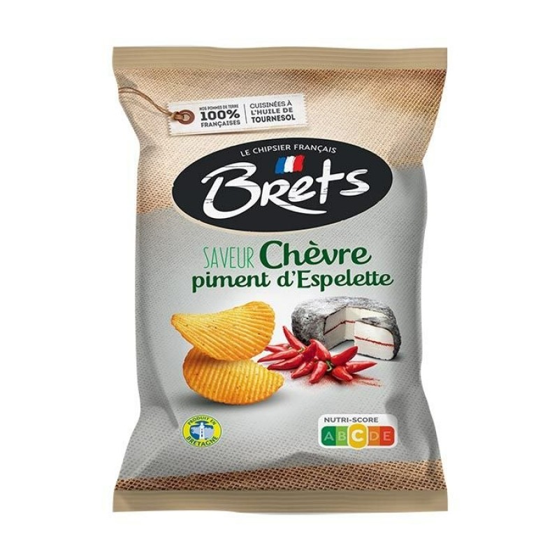 Brets Chevre Piment d Espelette 125gr