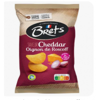 Brets Cheddar Onion Roscoff 125gr