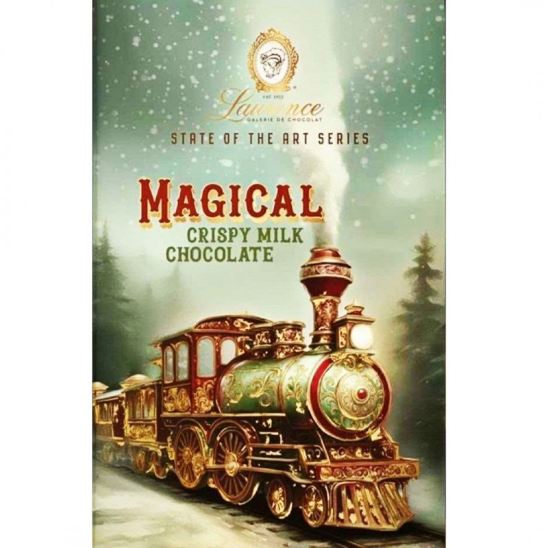 Laurence Magical Christmas Crispy Milk Chocolate 85gr