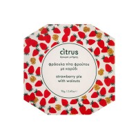 Citrus Φράουλα Πίτα Φρούτου Με Καρύδι 70gr