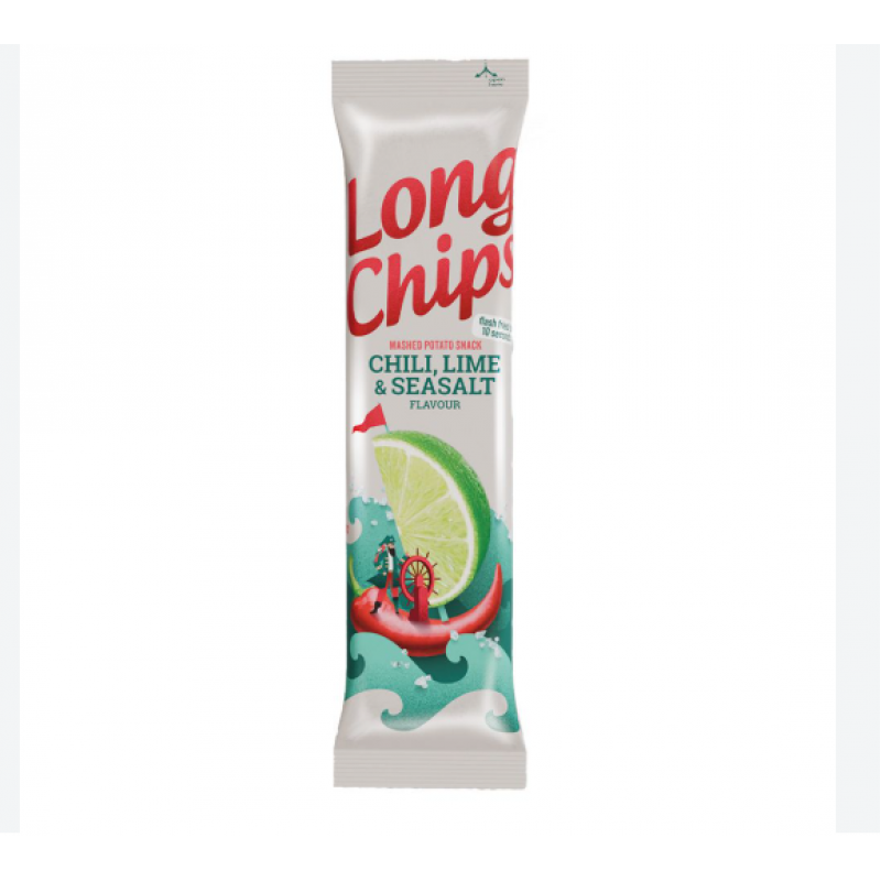 Long Chips Chilli,Lime And Sea Salt 75gr