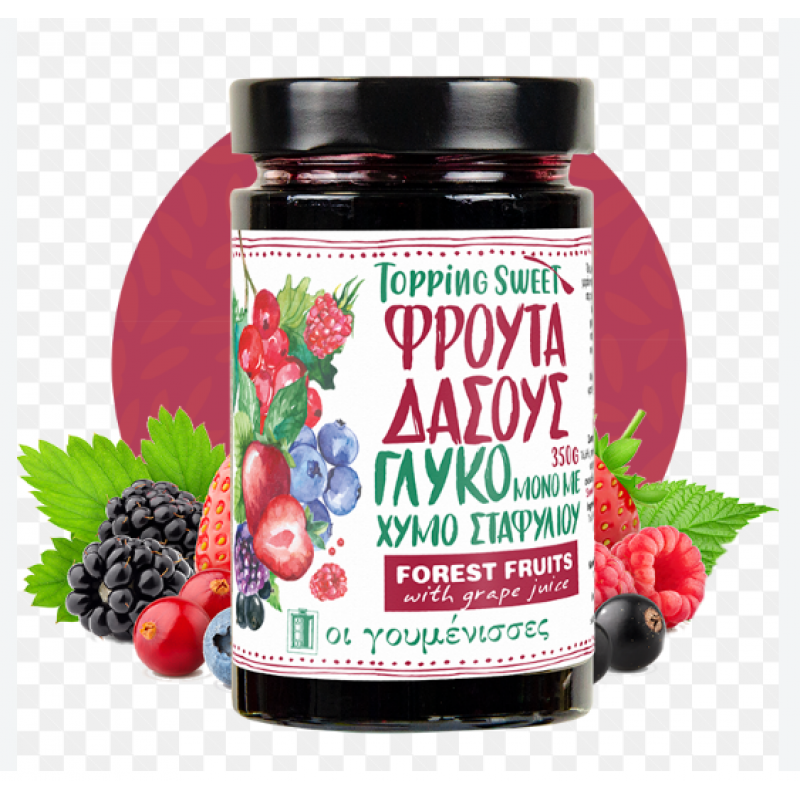 Οι γουμένισσες Γλυκό Του Κουταλιού  Φρούτα Του Δάσους Χωρίς Ζάχαρη 350gr