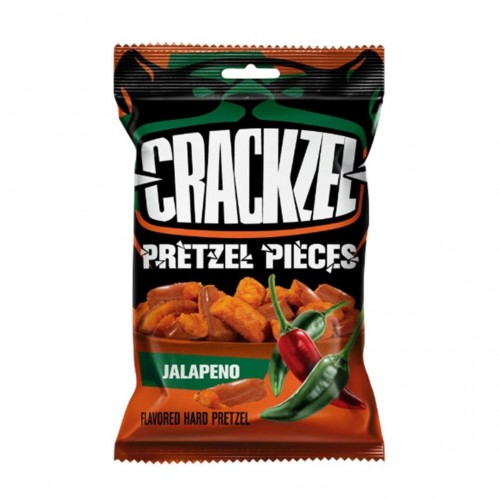 Crackzel Pretzel Pieces Jalapeno 85gr