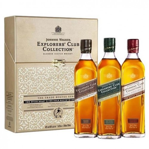 Johnnie Walker Explorers Club Collection Blended Scotch Whisky 3x200ml