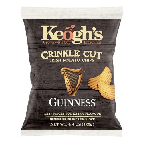 Keoghs Irish Potato Chips  Crinkle Cut With Guinness And Flamed Grilled Steak  125gr