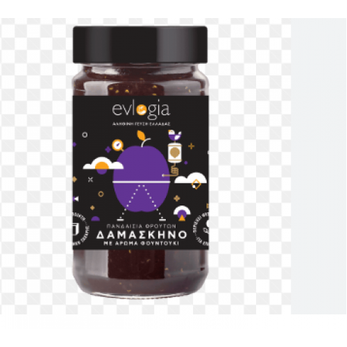 Evlogia Μαρμελάδα Χωρίς Ζάχαρη Δαμάσκηνο 280gr