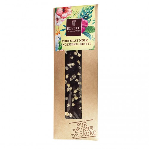 Bovetti Σοκολάτα Υγείας 73 τοις εκατό με  Ginger 100gr