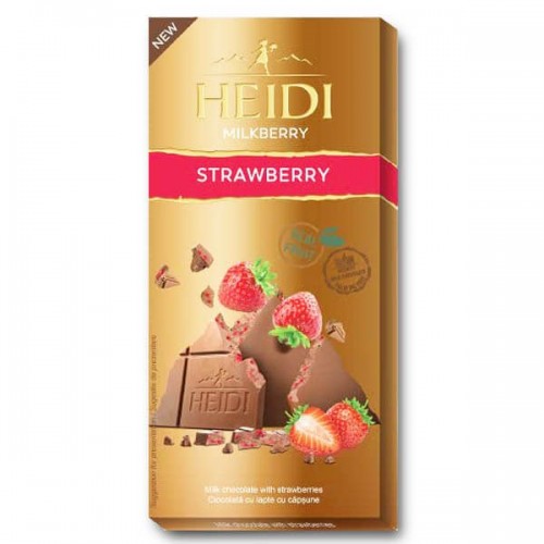 Heidi  Milk Chocolate Strawberry 100gr