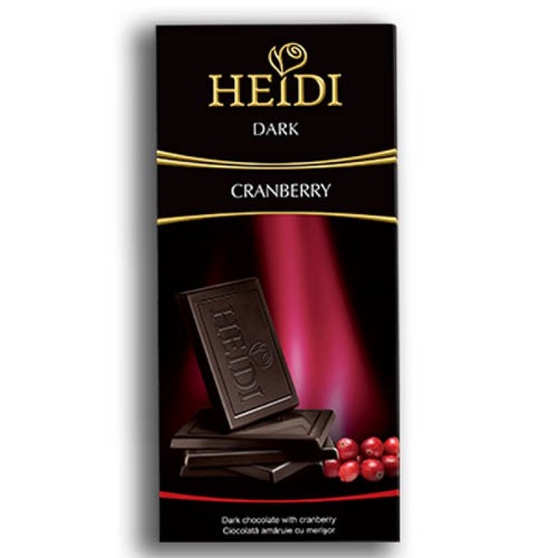 Heidi Dark Chocolate Cranberry 100gr