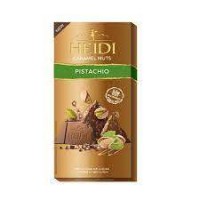 Heidi Milk Chocolate With Caramelised Pistachio 80gr