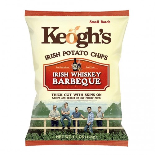 Keoghs Irish Potato Chips Irish Whiskey Barbeque 125gr