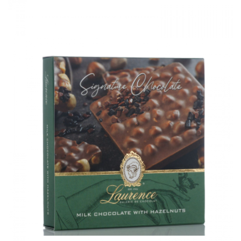 Laurence Signature Collection Milk Chocolate With Hazelnuts 100gr