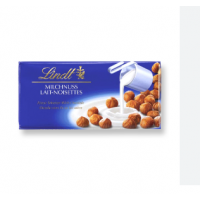 Lindt Σοκολάτα Γάλακτος Με Ολόκληρα Φουντούκια 100gr