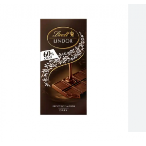 Lindt Lindor Σοκολάτα Υγείας 60 τοις εκατό κακάο 100gr