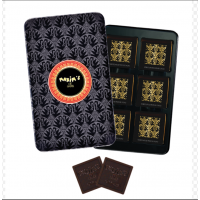 Maxim s De Paris 12 Dark  Chocolate Squares 48gr