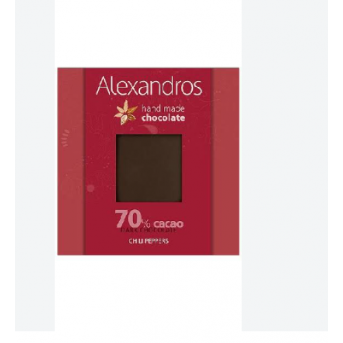 Alexandros Σοκολάτα Υγείας Με Chilli 90 gr