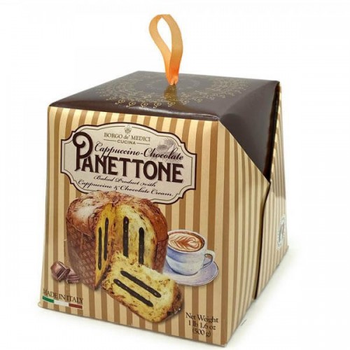 Panettone Cappuccino And Chocolate Borgo De Medici 500gr