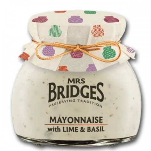 Mrs Bridges Mayonnaise With Lime And Basil 180gr