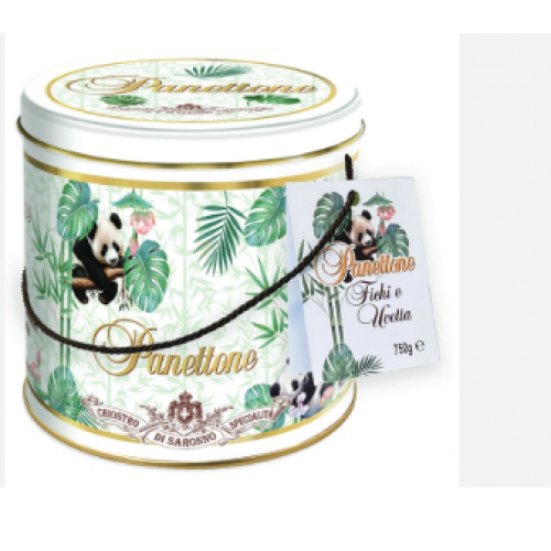 Panettone Σύκο και Σταφίδες  Chiostro Di Saronno Σε Μεταλλική Συσκευασία 750gr