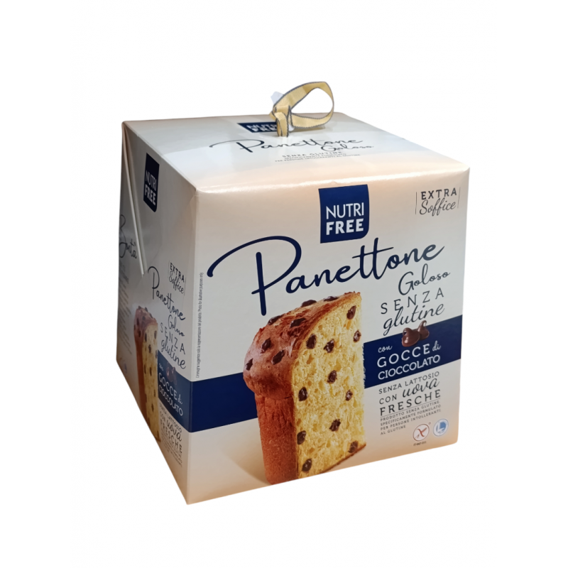 Panettone Nutri Free Με Σταγόνες Σοκολάτας Gluten Free 600gr