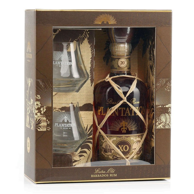 Plantation X.O. Gift Box με 2 ποτήρια