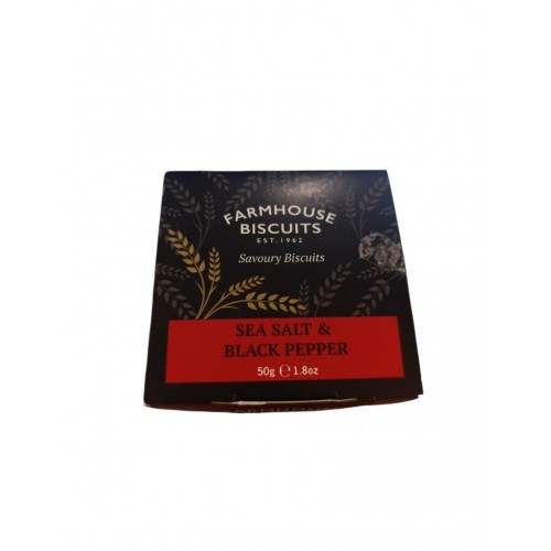 Farmhouse Biscuits Sea Salt And Black Pepper 50gr