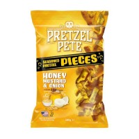 Pretzel Pete Seasoned Pretzel Pieces Honey Mustard and Onion 160gr