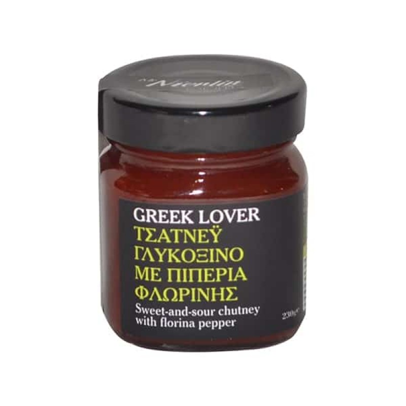 Chutney Mr Merlin Γλυκόξινο Με Πιπεριά Φλωρίνης 250gr