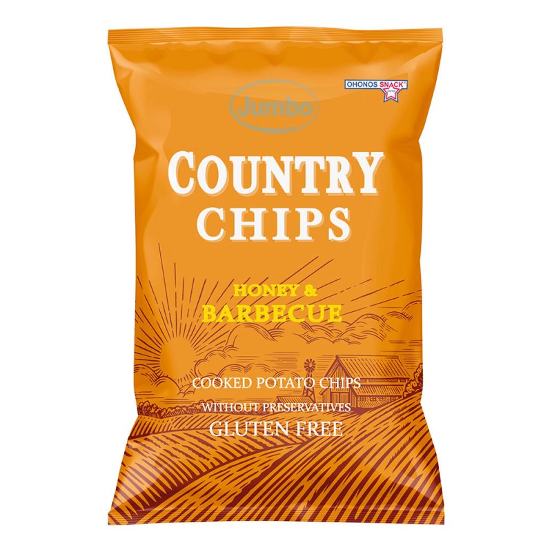 Country Chips Honey and Barbeque 150gr