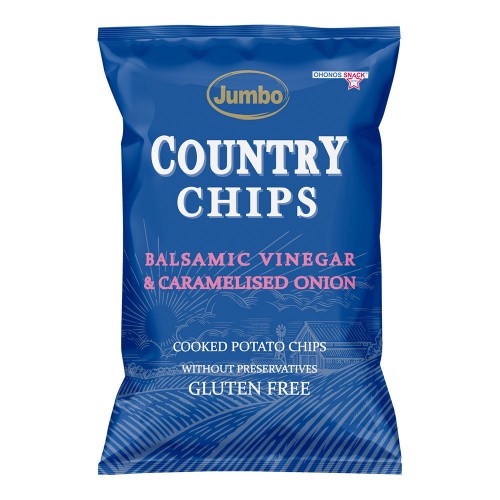 Country Chips Vinegar and Caramelized Onions 150gr