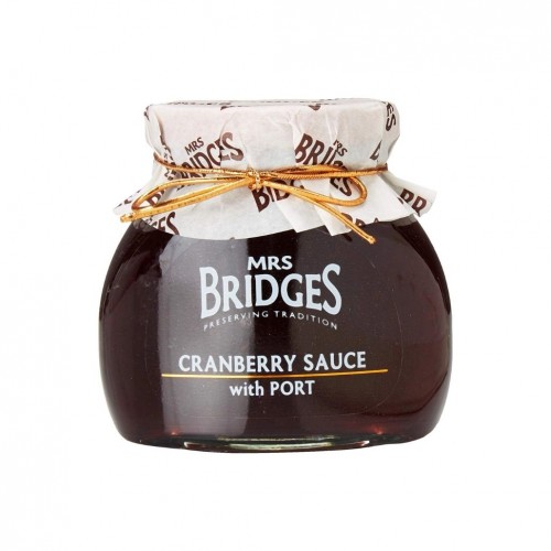Mrs Bridges Cranberry Sauce With Port 340gr