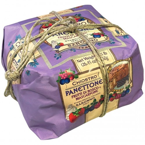 Panettone Φρούτα Του Δάσους και Κρέμα Mascarpone Chiostro Di Saronno 750gr
