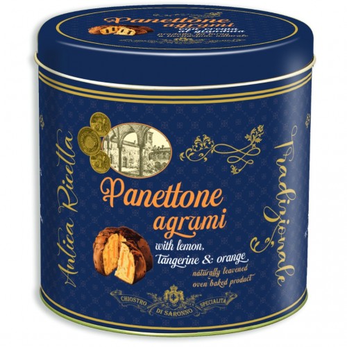 Panettone Με Κρέμα Εσπεριδοειδών (Λεμόνι-Μανταρίνι-Πορτοκάλι) Chiostro Di Saronno 750gr
