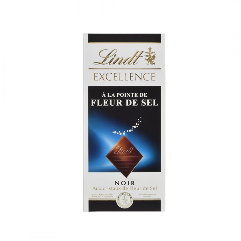 Lindt Excellence Σοκολάτα Υγείας Με Άνθος Αλατιού 100gr