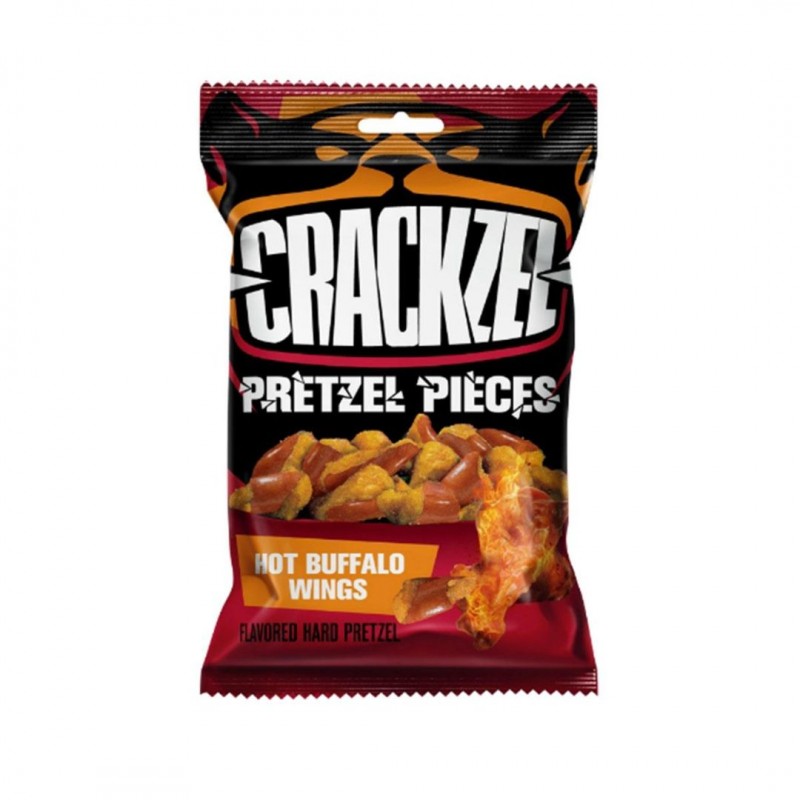 Crackzel Pretzel Pieces Hot Buffalo Wings  85gr