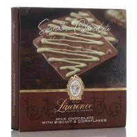 Laurence Signature Collection Milk Chocolate With Biscuit and Cornflakes 100gr