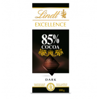 Lindt Excellence Σοκολάτα Υγείας 85 τοις εκατό Κακάο 100gr