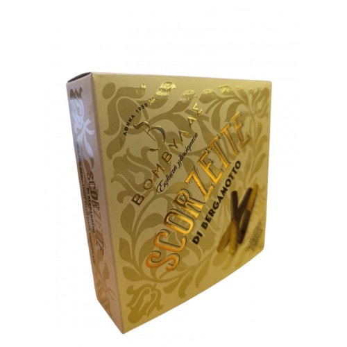 Βομβύλας Scorzette Γλασαρισμένο Περγαμόντο Με Μαύρη Σοκολάτα 150gr