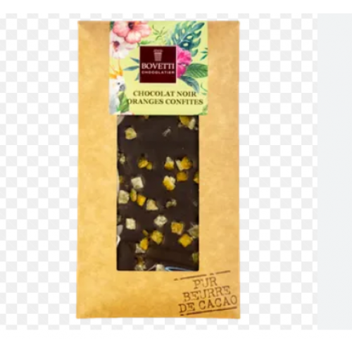 Bovetti Σοκολάτα Υγείας 73 τοις εκατό με Πορτοκάλι 100gr